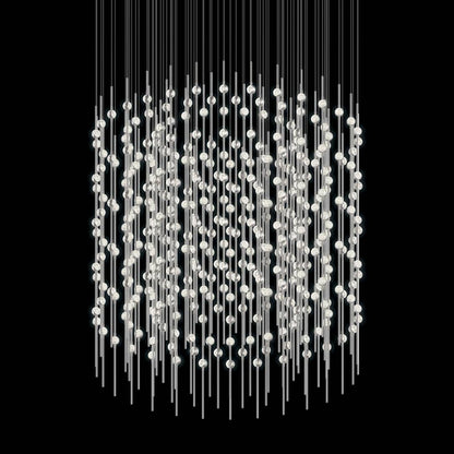 Sonneman Constellation Centaurus Cylinder 3 Light 48" Wide LED Abstract Chandelier