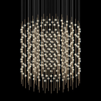 Sonneman Constellation Centaurus Cylinder 3 Light 48" Wide LED Abstract Chandelier