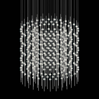 Sonneman Constellation Centaurus Cylinder 3 Light 48" Wide LED Abstract Chandelier