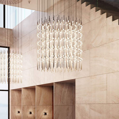 Sonneman Constellation Centaurus Cylinder 3 Light 48" Wide LED Abstract Chandelier