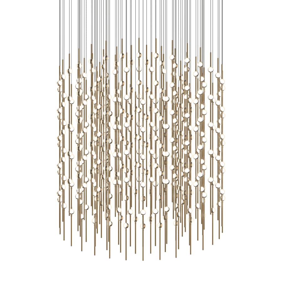 Sonneman Constellation Centaurus Cylinder 3 Light 48" Wide LED Abstract Chandelier