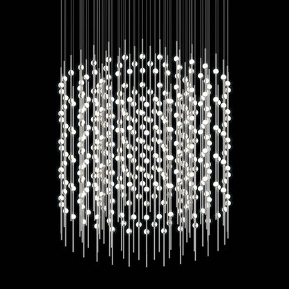 Sonneman Constellation Centaurus Cylinder 3 Light 48" Wide LED Abstract Chandelier
