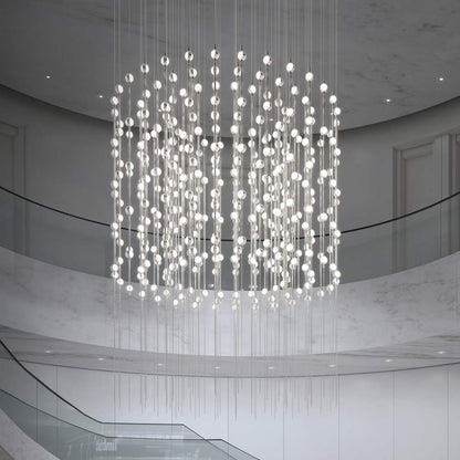 Sonneman Constellation Centaurus Cylinder 3 Light 48" Wide LED Abstract Chandelier