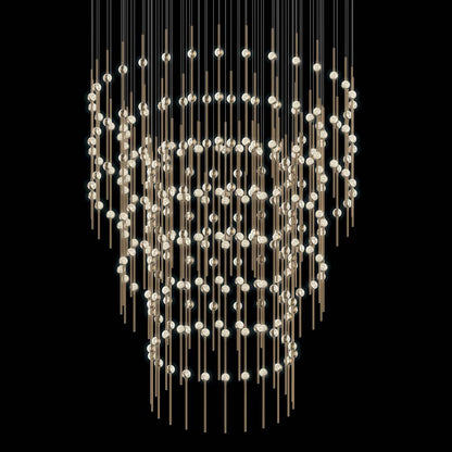 Sonneman Constellation Centaurus Pyramid 3 Light 48" Wide LED Abstract Chandelier