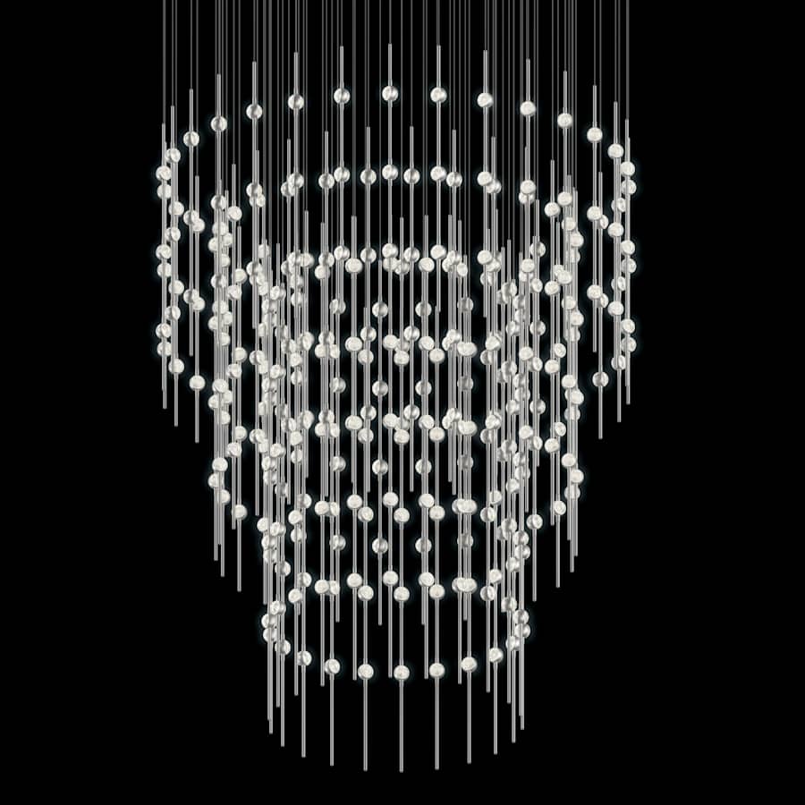 Sonneman Constellation Centaurus Pyramid 3 Light 48" Wide LED Abstract Chandelier