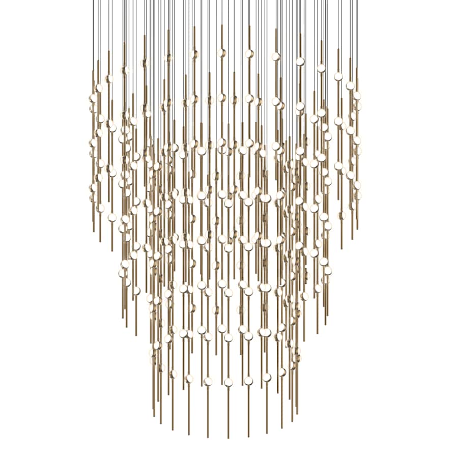 Sonneman Constellation Centaurus Pyramid 3 Light 48" Wide LED Abstract Chandelier