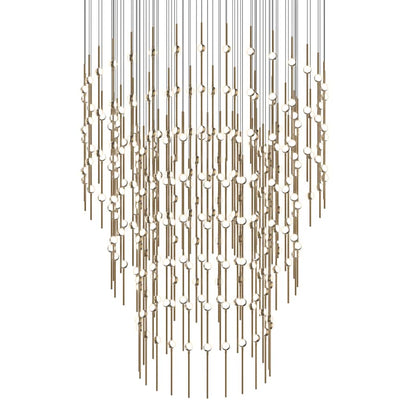 Sonneman Constellation Centaurus Pyramid 3 Light 48" Wide LED Abstract Chandelier