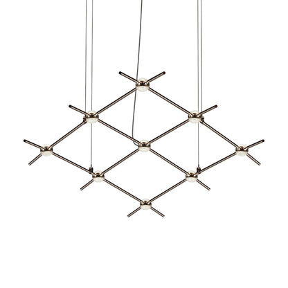 Sonneman Constellation 67" Wide Abstract Chandelier