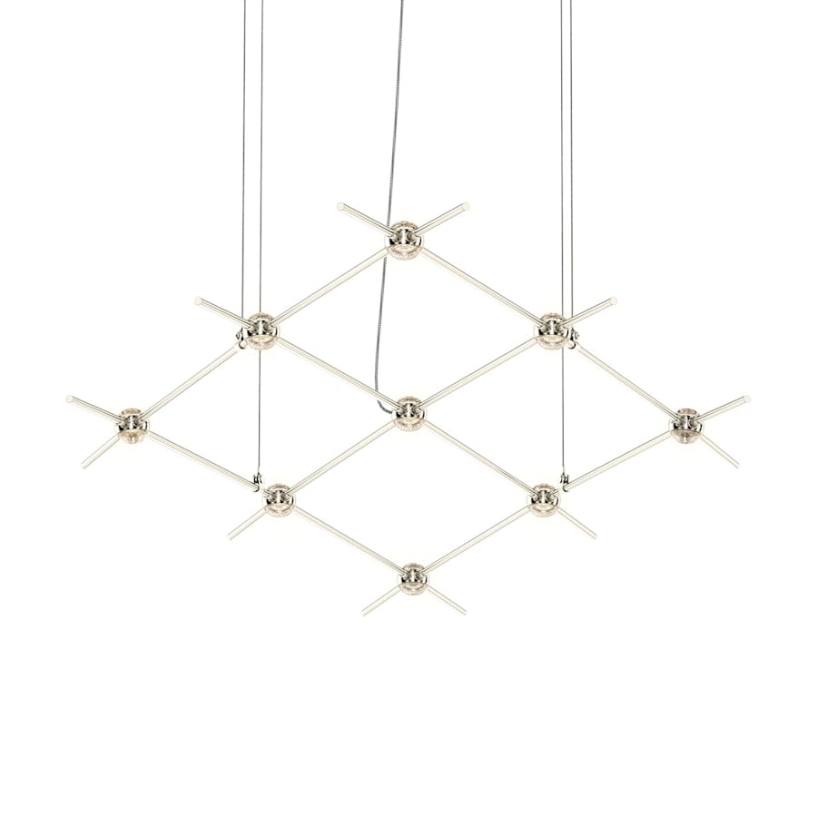 Sonneman Constellation 67" Wide Abstract Chandelier
