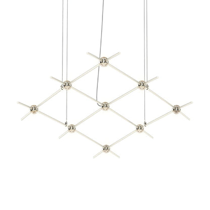 Sonneman Constellation 67" Wide Abstract Chandelier
