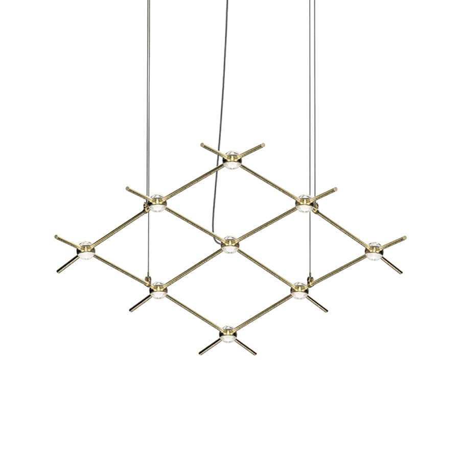 Sonneman Constellation 67" Wide Abstract Chandelier