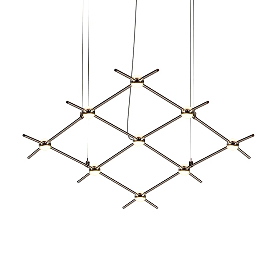 Sonneman Constellation 67" Wide Abstract Chandelier