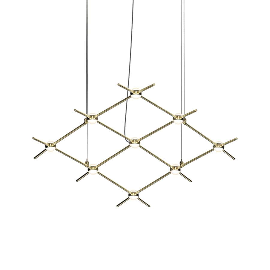 Sonneman Constellation Aquarius Minor 9 Light 67" Wide LED Chandelier