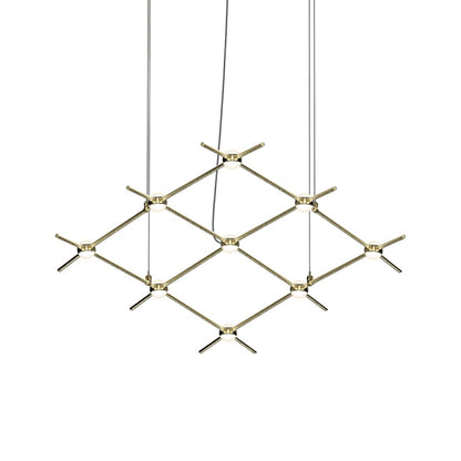 Sonneman Constellation Aquarius Minor 9 Light 67" Wide LED Chandelier