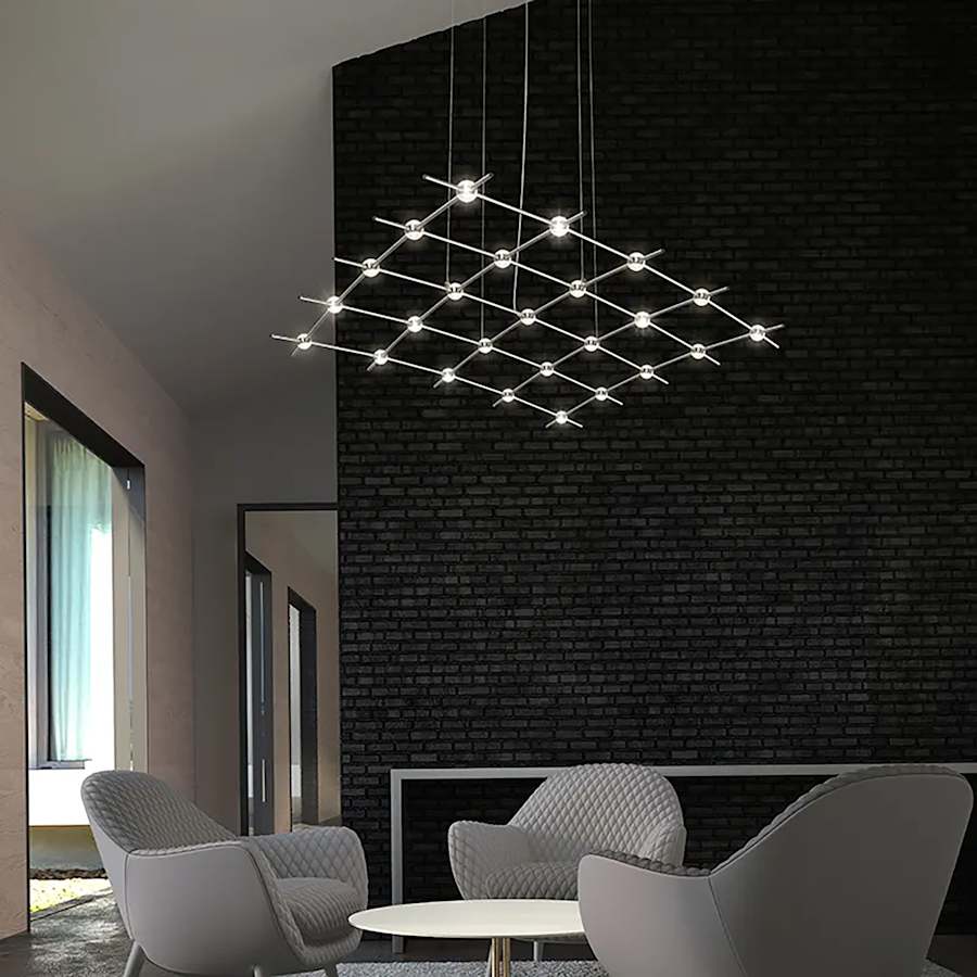 Sonneman Constellation 122" Wide Chandelier