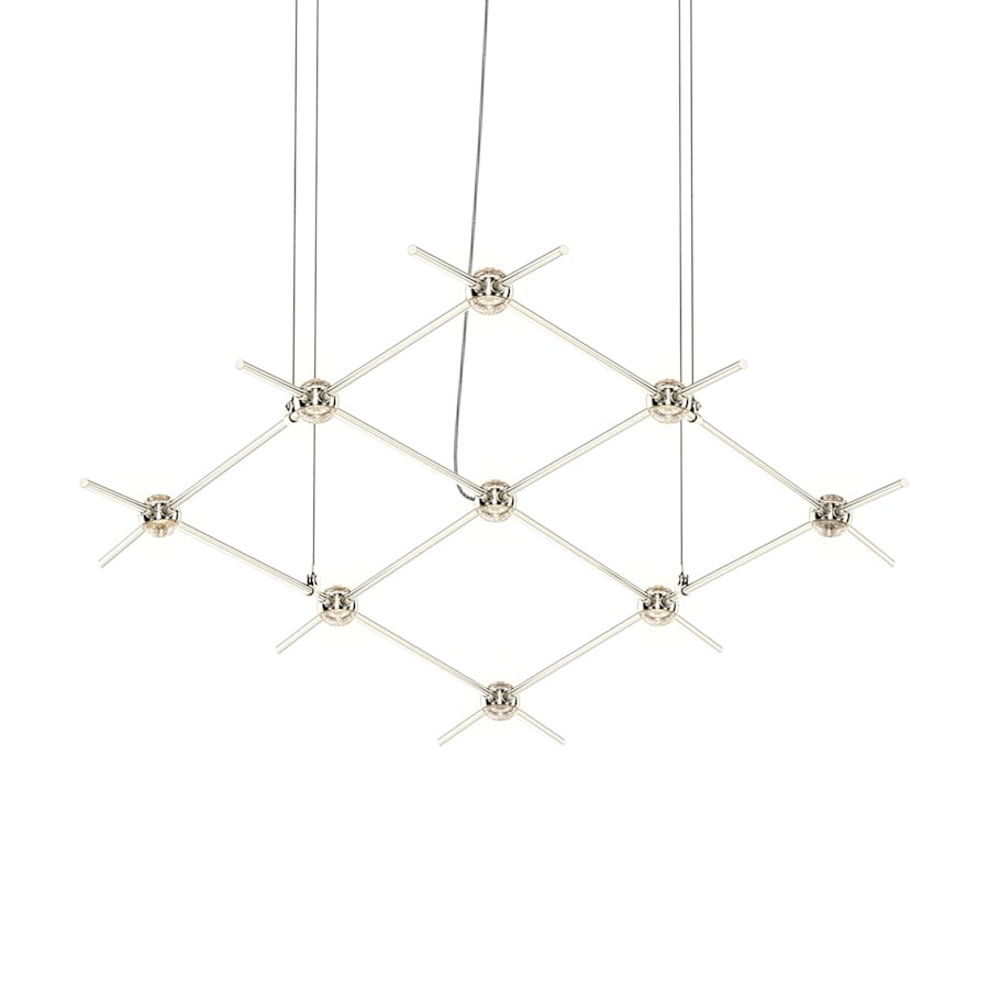 Sonneman Constellation 67" Wide Abstract Chandelier