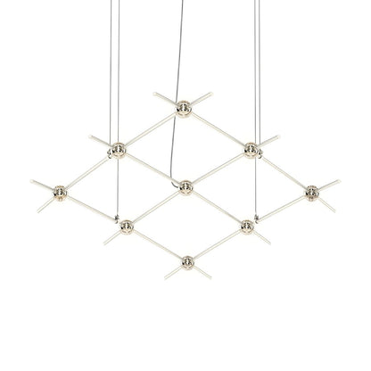 Sonneman Constellation 67" Wide Abstract Chandelier