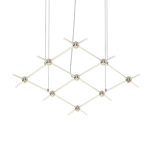 Sonneman Constellation 67" Wide Abstract Chandelier