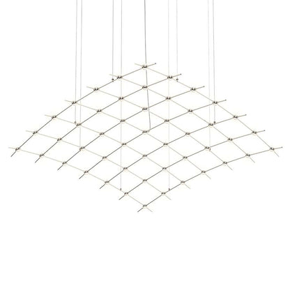 Sonneman Constellation Aquarius Major 49 Light 177" Wide LED Abstract Chandelier with Faceted Acrylic Shades