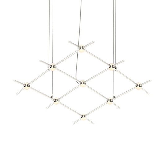 Sonneman Constellation 67" Wide Abstract Chandelier