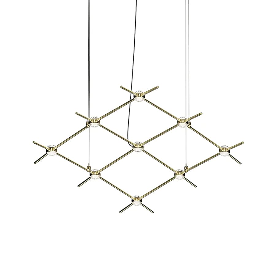 Sonneman Constellation Aquarius Minor 9 Light 67" Wide LED Chandelier
