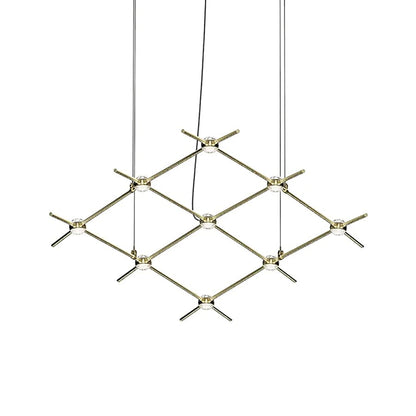 Sonneman Constellation Aquarius Minor 9 Light 67" Wide LED Chandelier