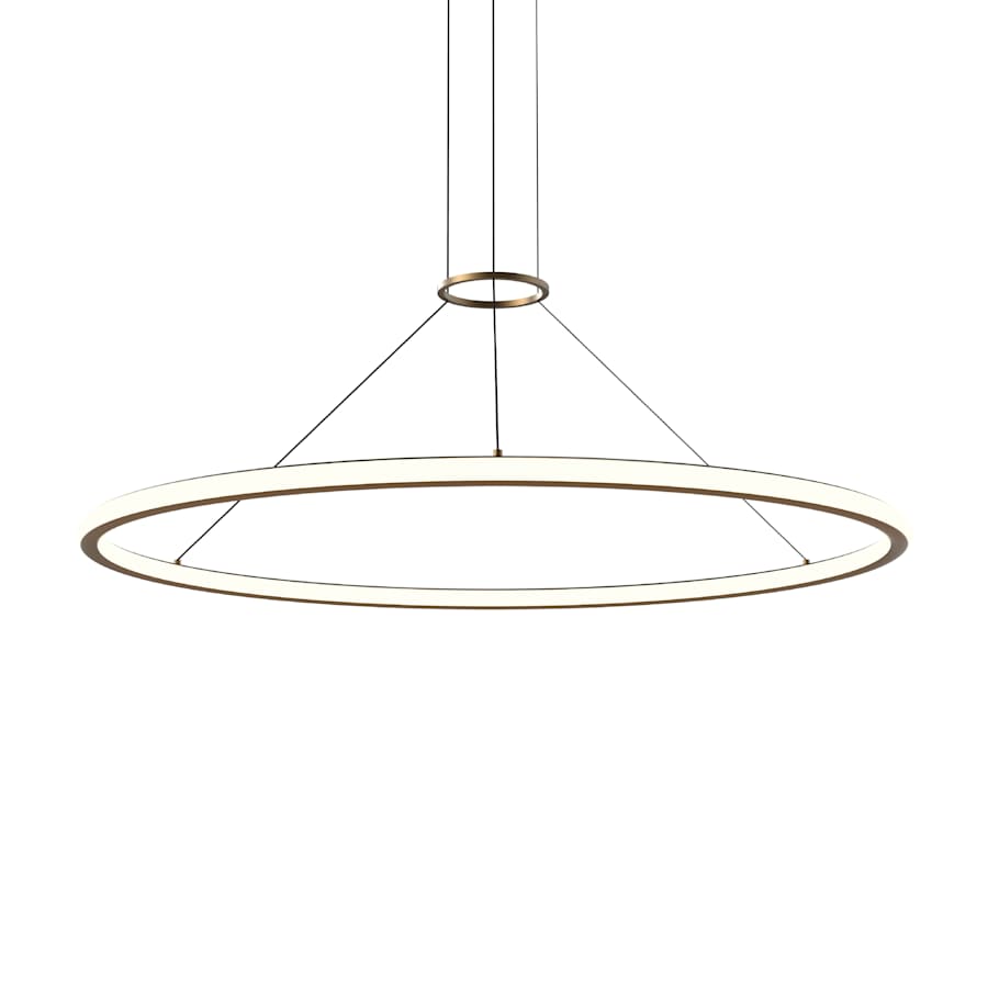 Sonneman Luna 50" Wide LED Ring Chandelier - 3000K