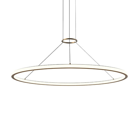 Sonneman Luna 50" Wide LED Ring Chandelier - 3000K