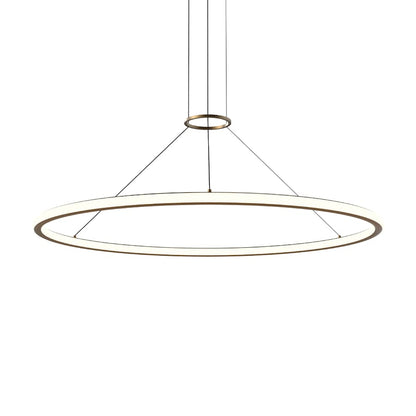 Sonneman Luna 50" Wide LED Ring Chandelier - 3500K