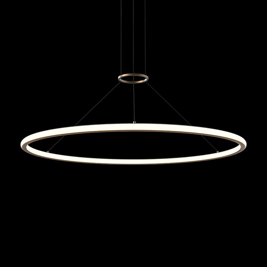Sonneman Luna 50" Wide LED Ring Chandelier - 3000K