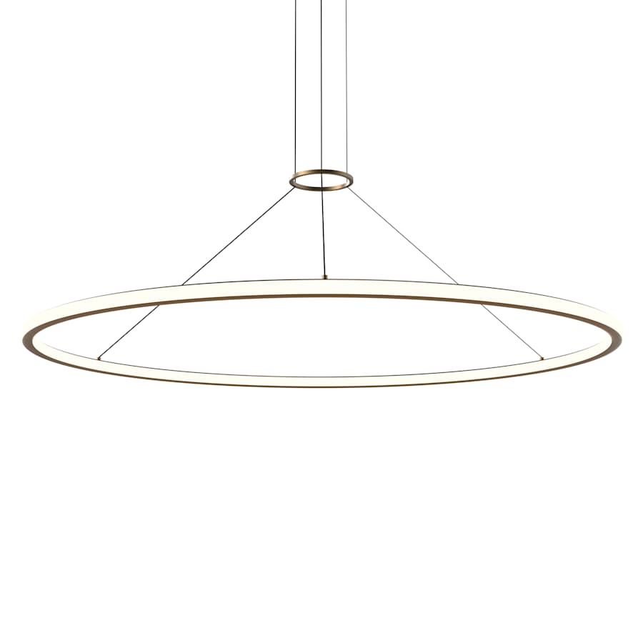 Sonneman Luna 62" Wide LED Ring Chandelier - 2700K
