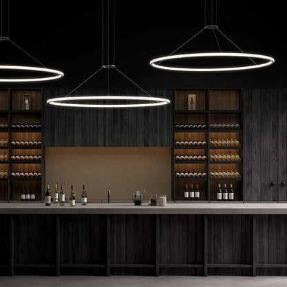 Sonneman Luna 62" Wide LED Ring Chandelier - 3000K