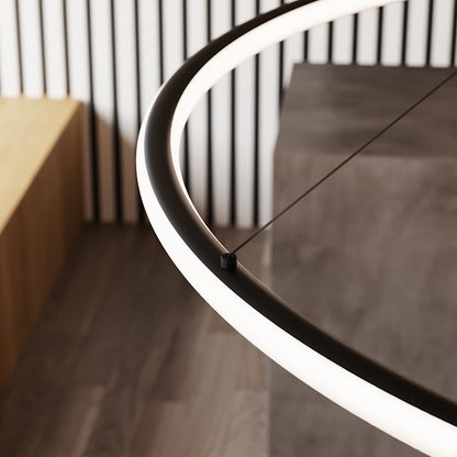 Sonneman Luna 62" Wide LED Ring Chandelier - 3000K