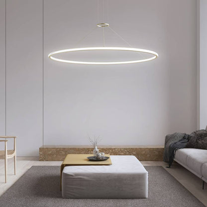 Sonneman Luna 62" Wide LED Ring Chandelier - 3500K