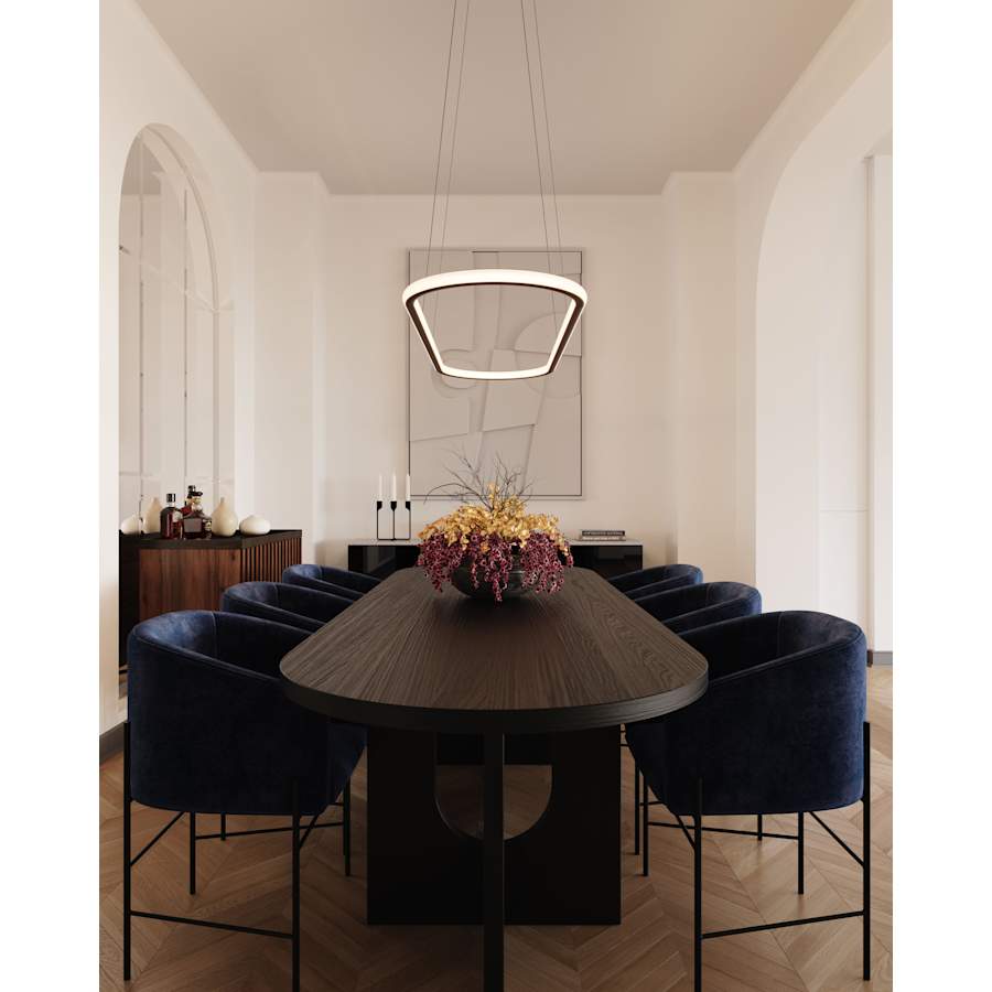 Sonneman Luna 2 Light 62" Wide LED Suspension Pendant
