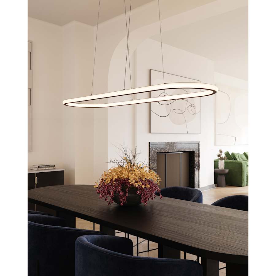 Sonneman Luna 2 Light 62" Wide LED Suspension Pendant