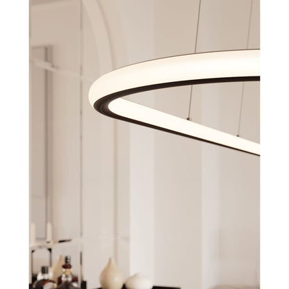 Sonneman Luna 2 Light 62" Wide LED Suspension Pendant