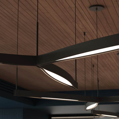 Sonneman Ola 3 Light 55" Wide LED Chandelier