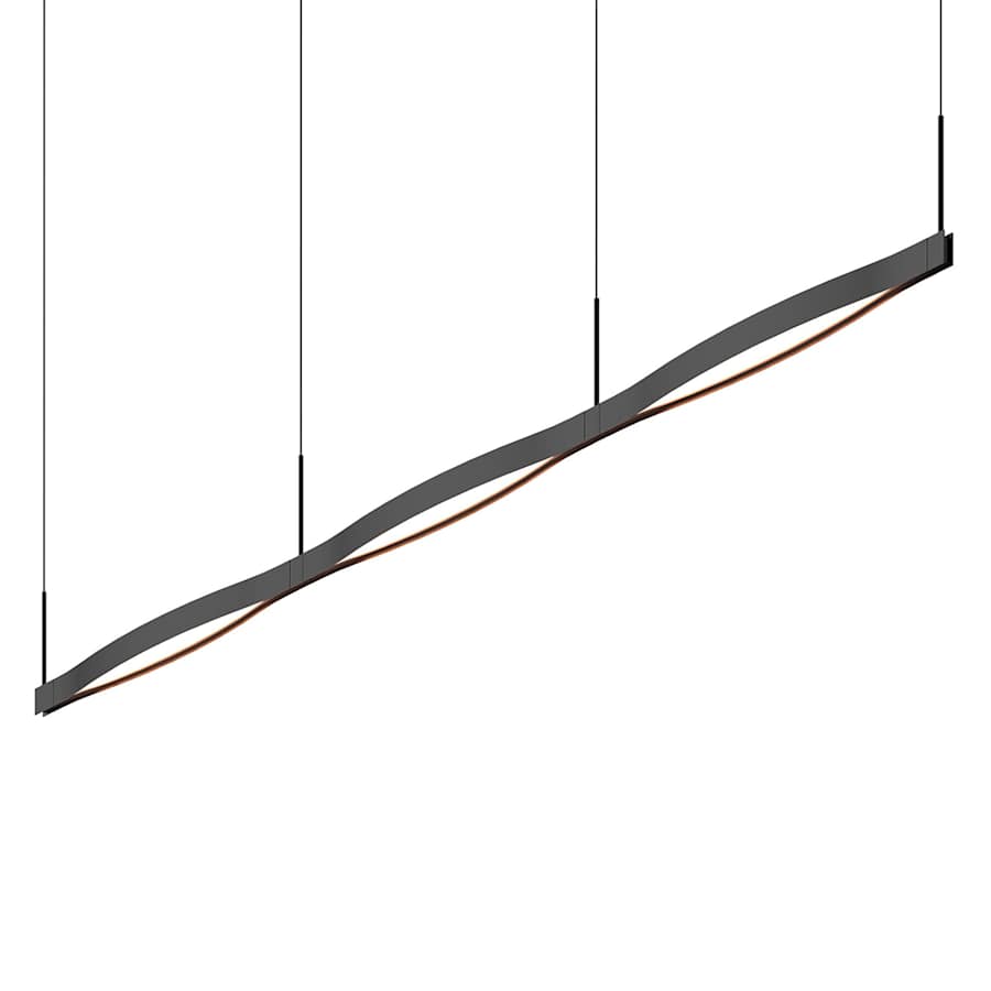 Sonneman Ola 3 Light 82" Wide LED Linear Chandelier