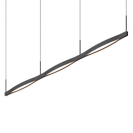 Sonneman Ola 3 Light 82" Wide LED Linear Chandelier
