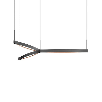 Sonneman Ola 3 Light 55" Wide LED Chandelier