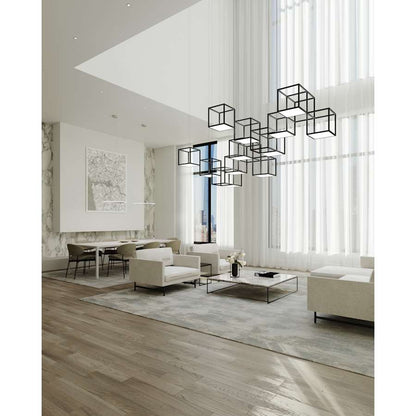 Sonneman Cubix 12 Light LED Pendant