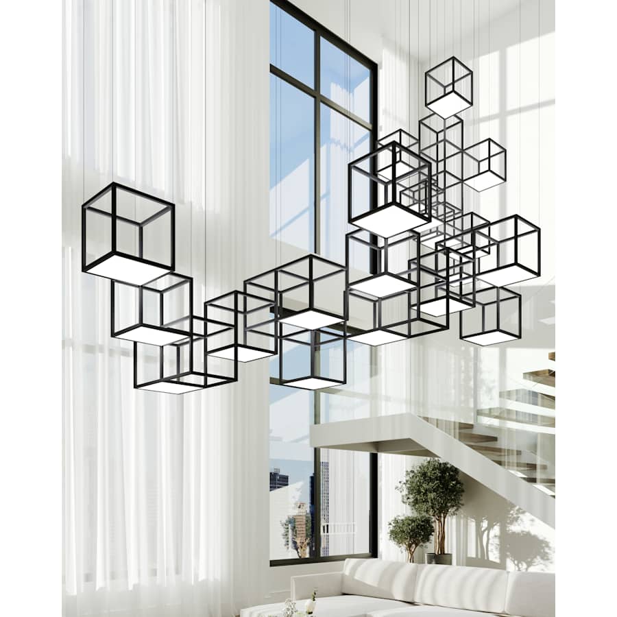 Sonneman Cubix 12 Light LED Pendant