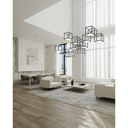Sonneman Cubix 12 Light LED Pendant