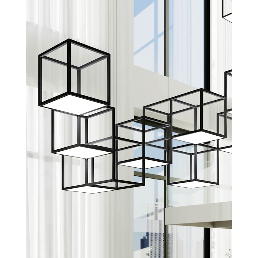 Sonneman Cubix 12 Light LED Pendant
