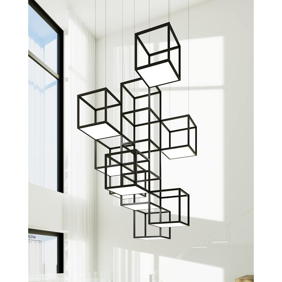 Sonneman Cubix 12 Light LED Pendant