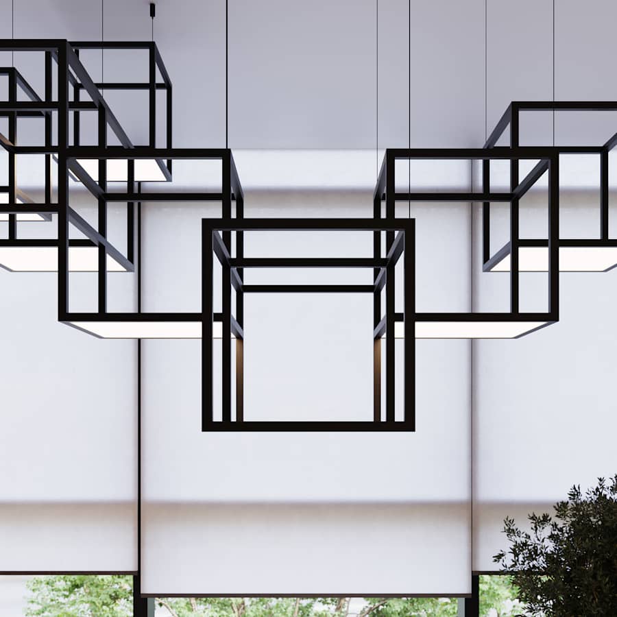 Sonneman Cubix 12 Light LED Pendant