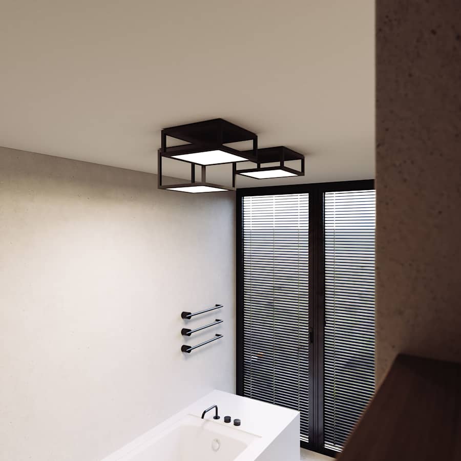 Sonneman Cubix 3 Light LED Surface Mount