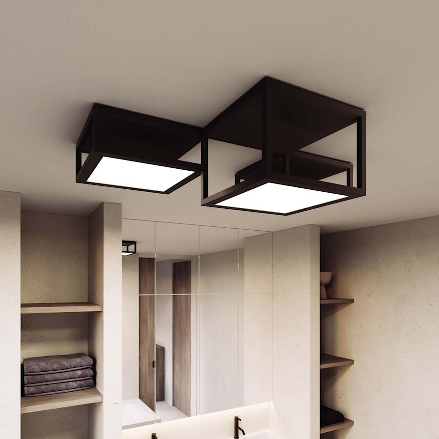 Sonneman Cubix 3 Light LED Surface Mount