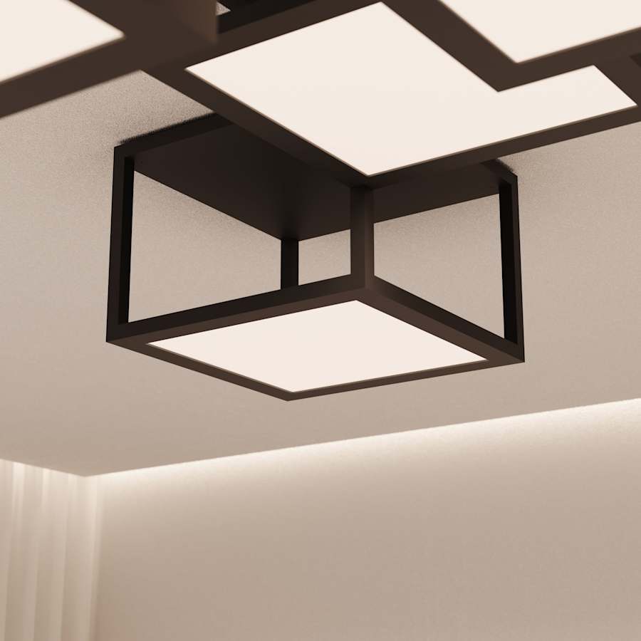 Sonneman Cubix 7 Light LED Surface Mount
